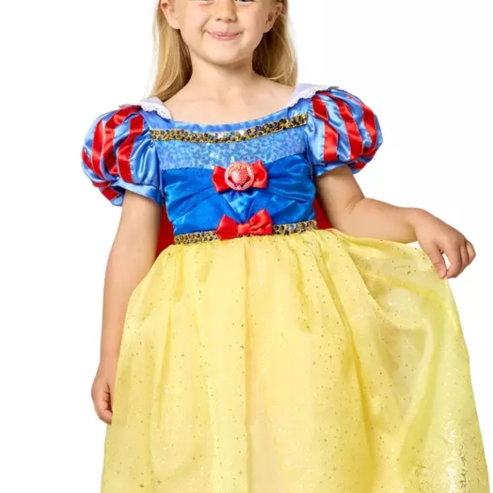 Disney Princess Costume - Blue, Red, Yellow